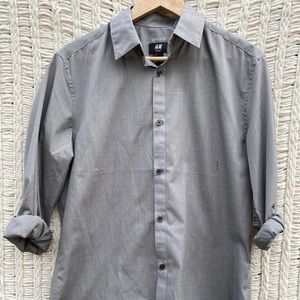 Grey H&M Button Up